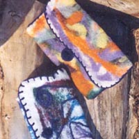 Felted purses by Sally Snyder Image of felted purses